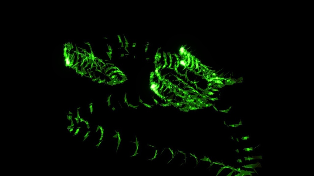 疑似パーティクルラインエフェクト