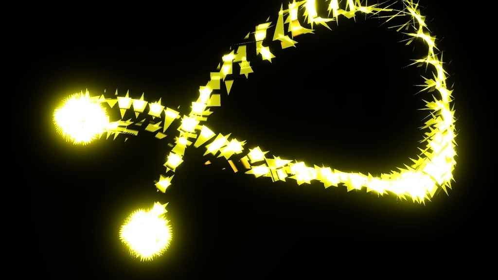 疑似パーティクルラインエフェクト