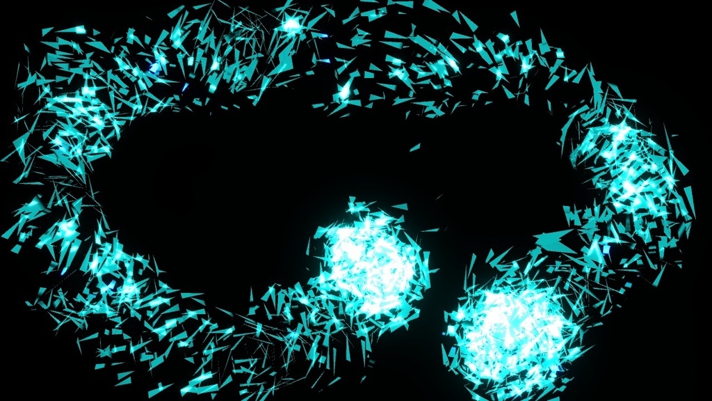 疑似パーティクルラインエフェクト