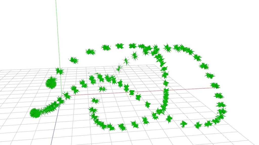 疑似パーティクルラインエフェクト