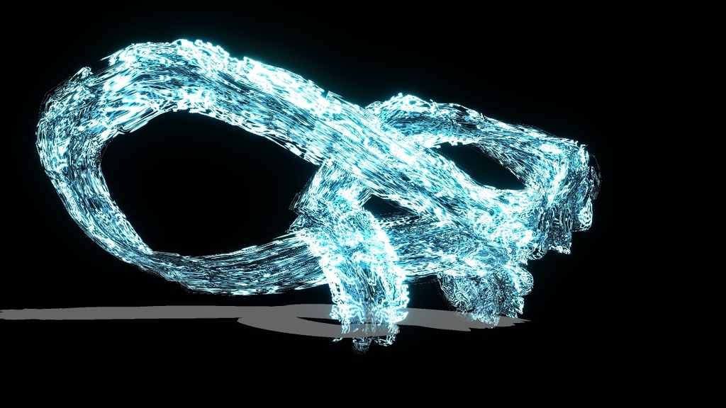 水流魔法エフェクト(QueenAquarius)