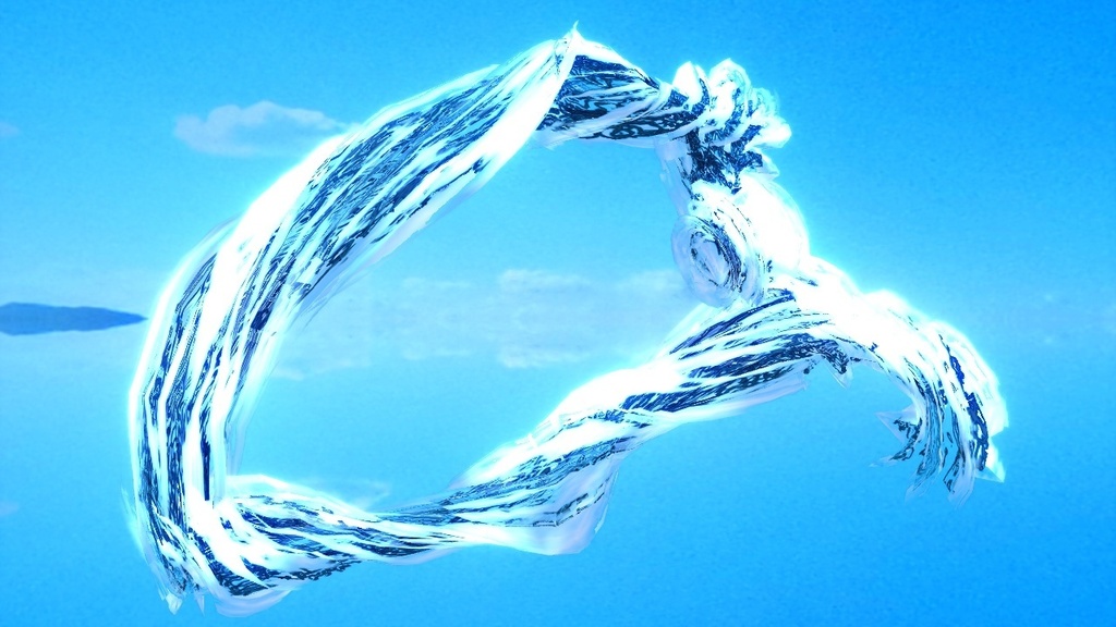 水流魔法エフェクト(QueenAquarius)