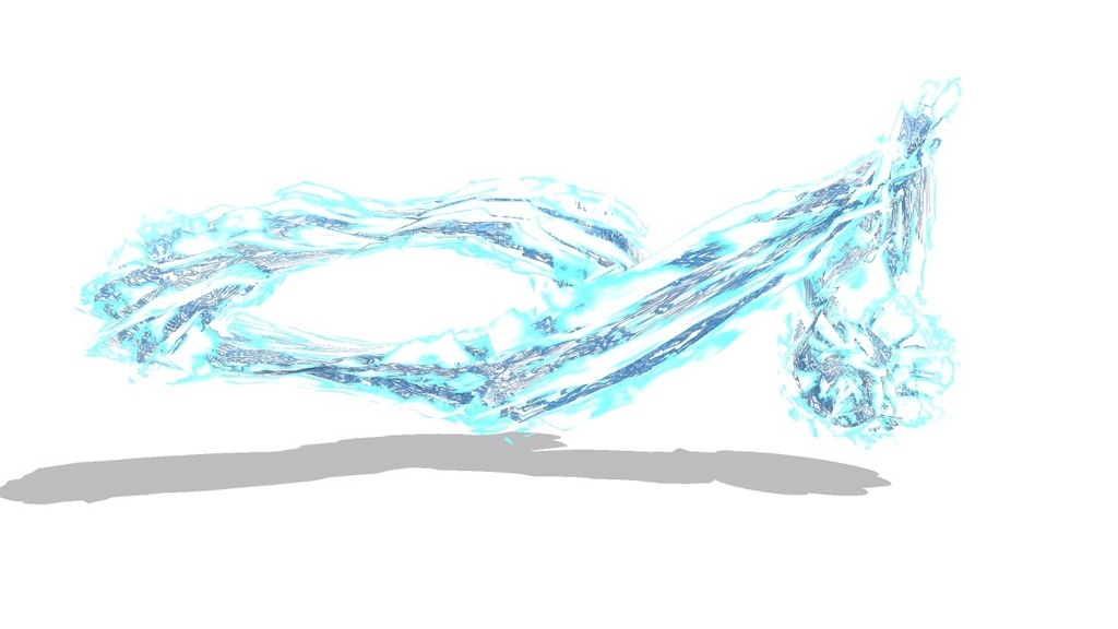 水流魔法エフェクト(QueenAquarius)