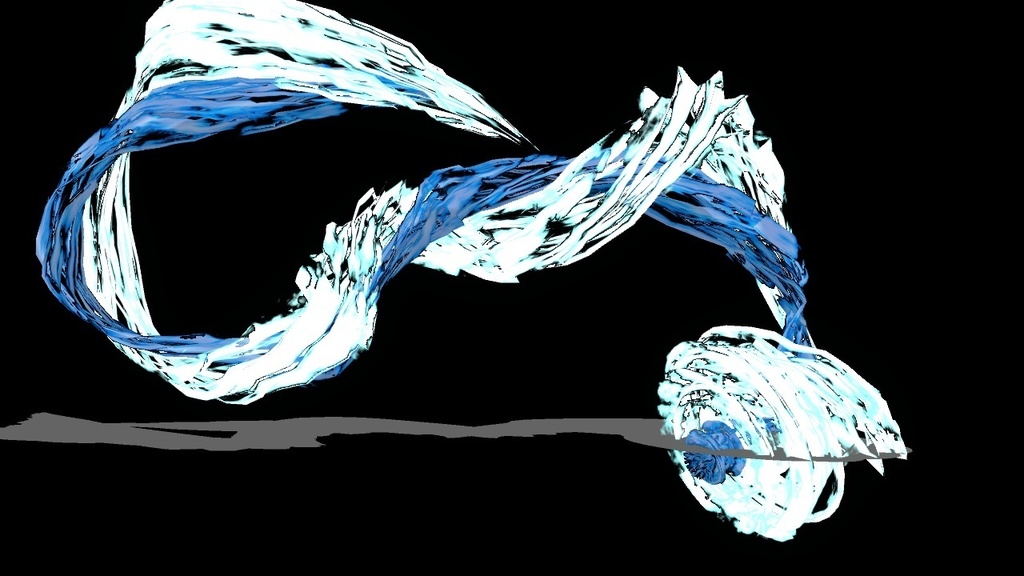 水流魔法エフェクト(QueenAquarius)