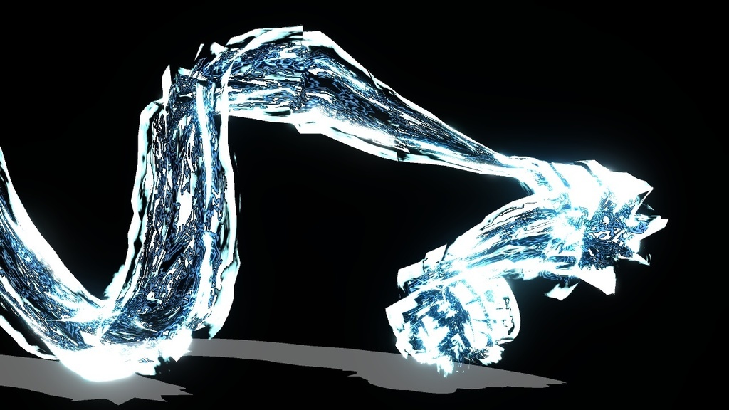 水流魔法エフェクト(QueenAquarius)