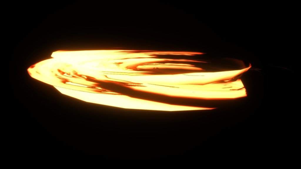 炎の斬撃・軌跡エフェクト