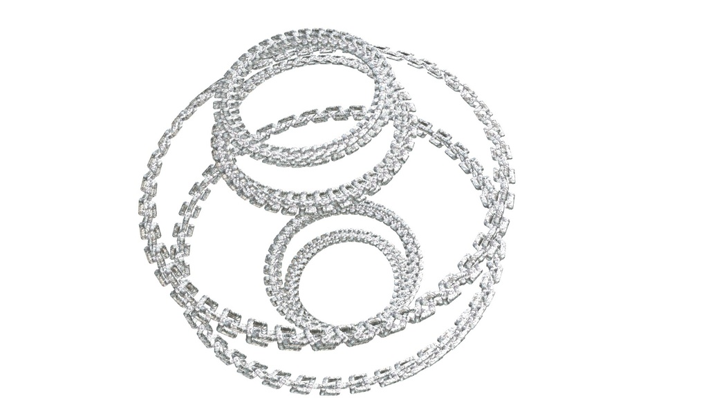 粒子化する鎖魔法エフェクト