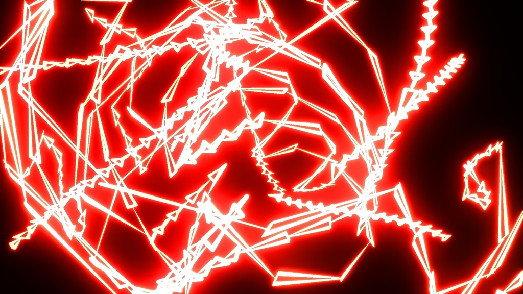 粒子化する鎖魔法エフェクト