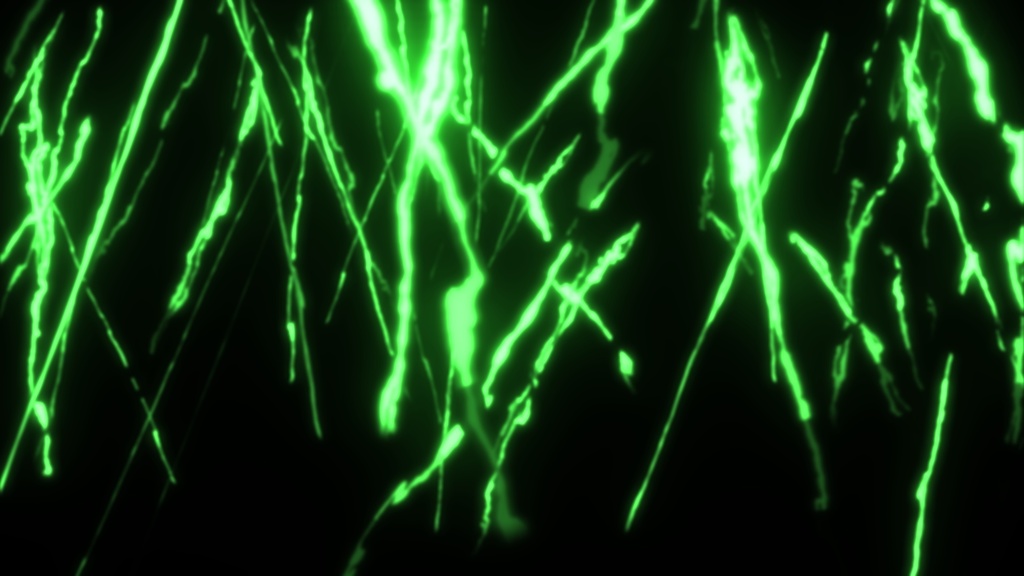 無限連鎖する雷エフェクト