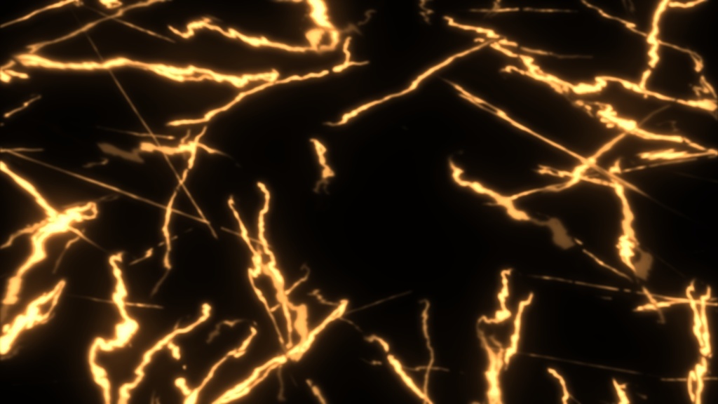 無限連鎖する雷エフェクト