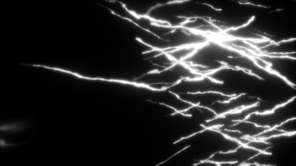 無限連鎖する雷エフェクト
