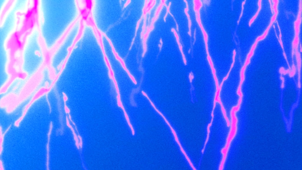 無限連鎖する雷エフェクト