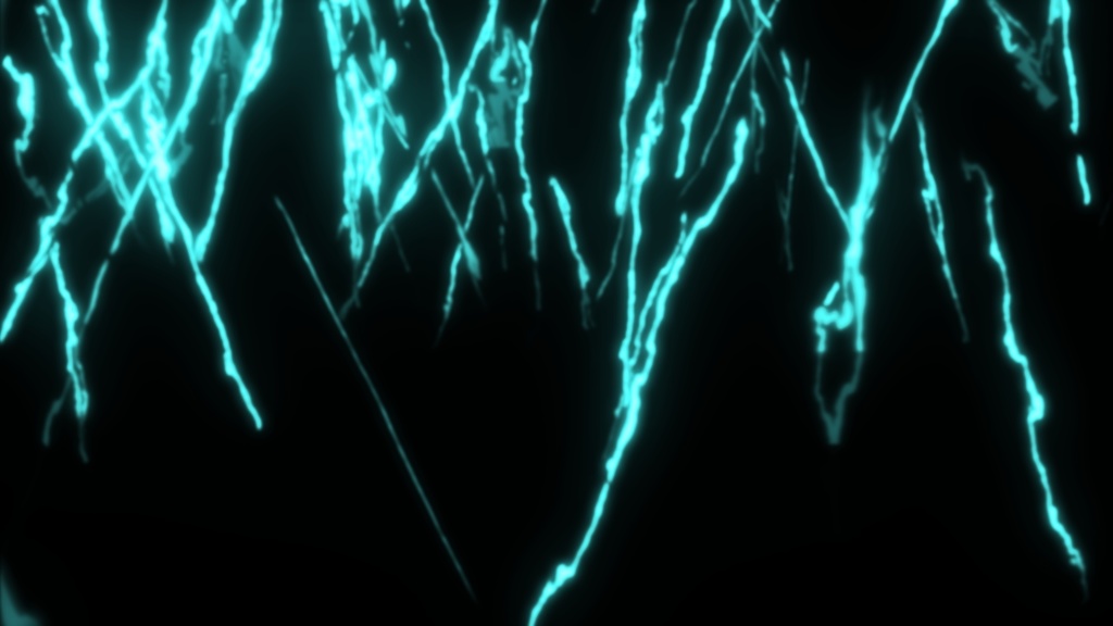 無限連鎖する雷エフェクト