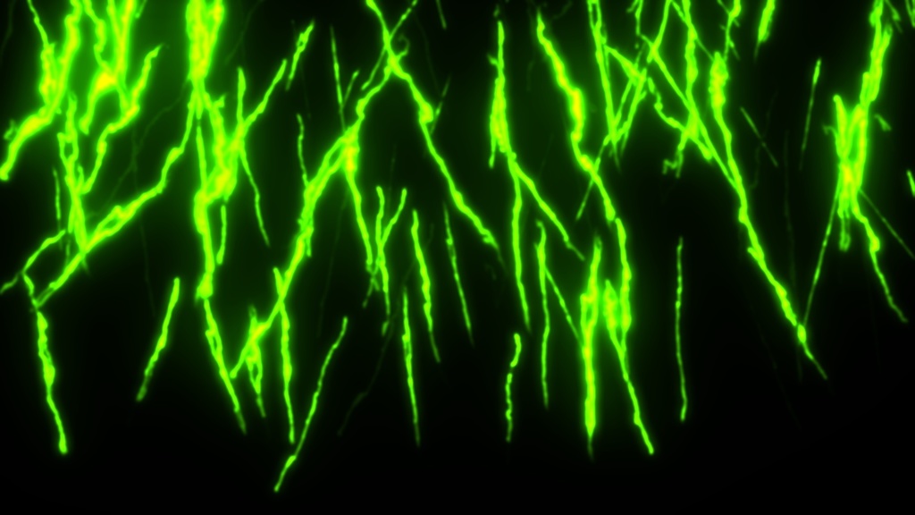 無限連鎖する雷エフェクト