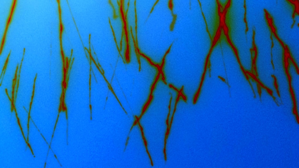 無限連鎖する雷エフェクト