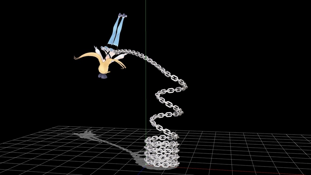 【MMD】巻き付く束縛の鎖エフェクトモデル