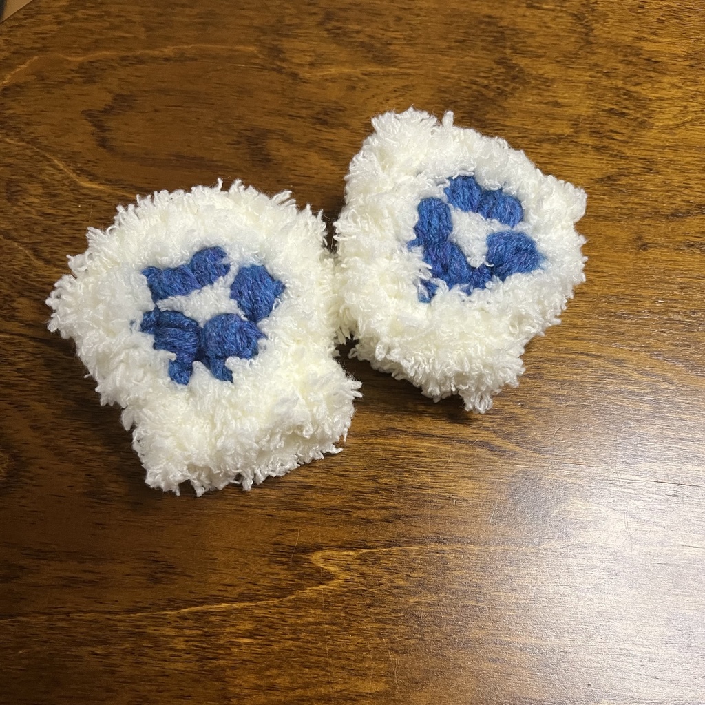 ハンドウォーマー ファーホワイト