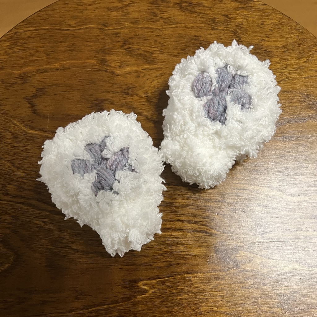 ハンドウォーマー ファーホワイト