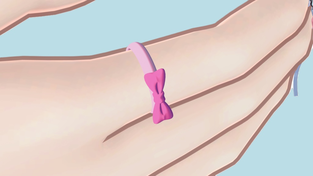 【無料】かわいいリボンの指輪 Ribbon Ring