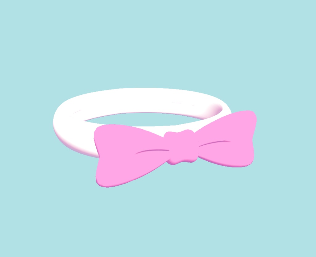 【無料】かわいいリボンの指輪 Ribbon Ring