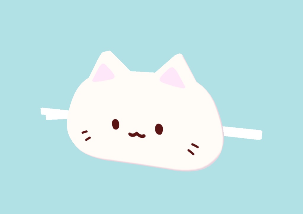 【無料】ねこのヘアピン Cat Hairpin