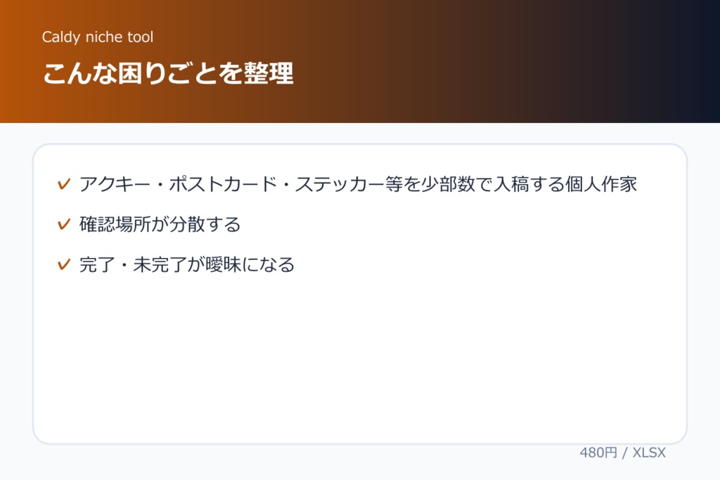 同人グッズ入稿・塗り足し/色設定確認ミニ表