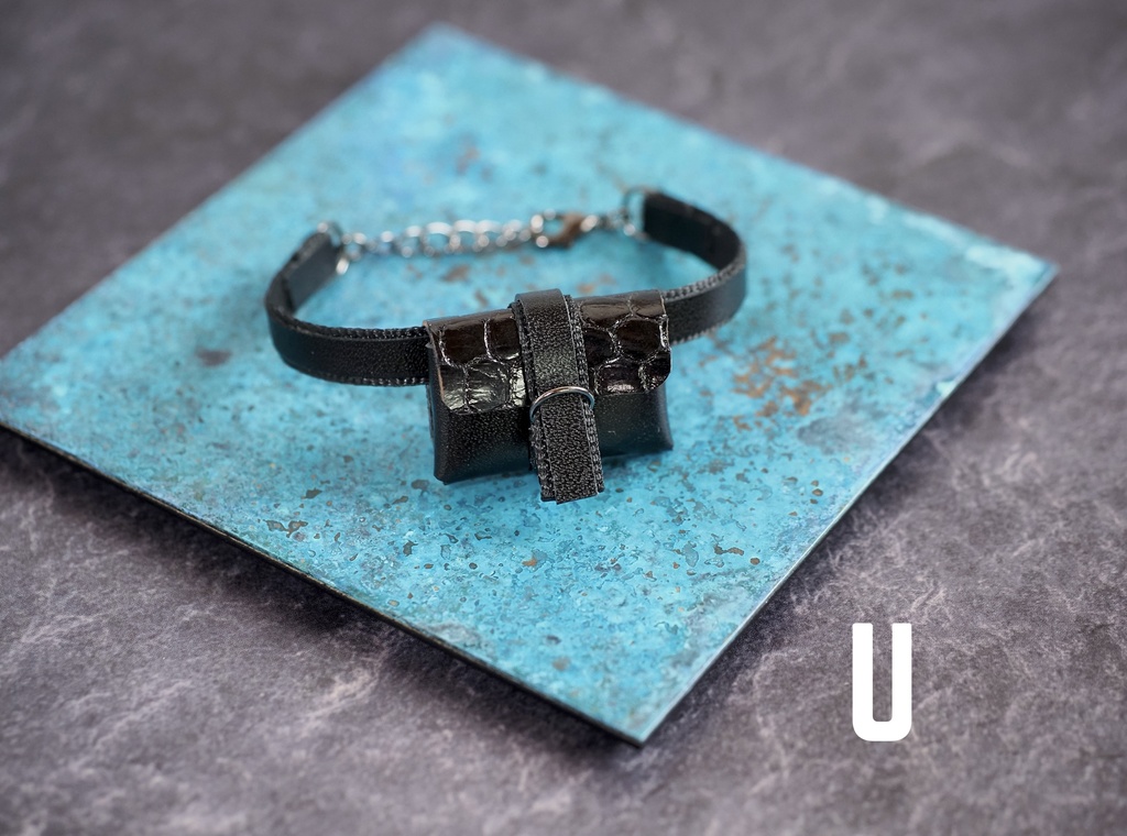 leather bodybag -straight- exotic