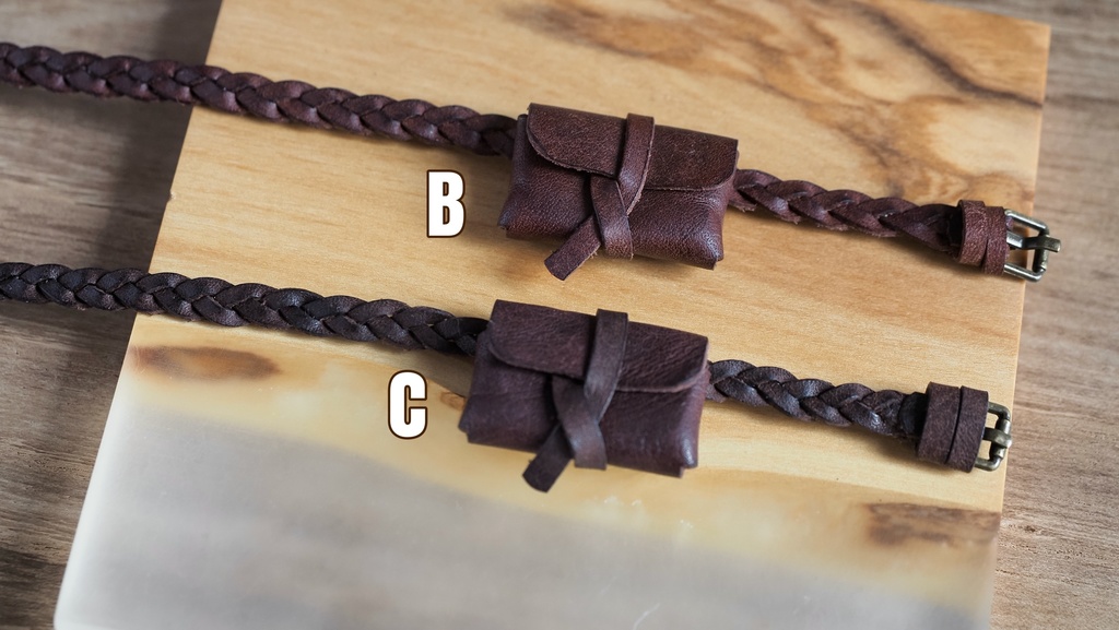 leather bodybag -straight- vintage