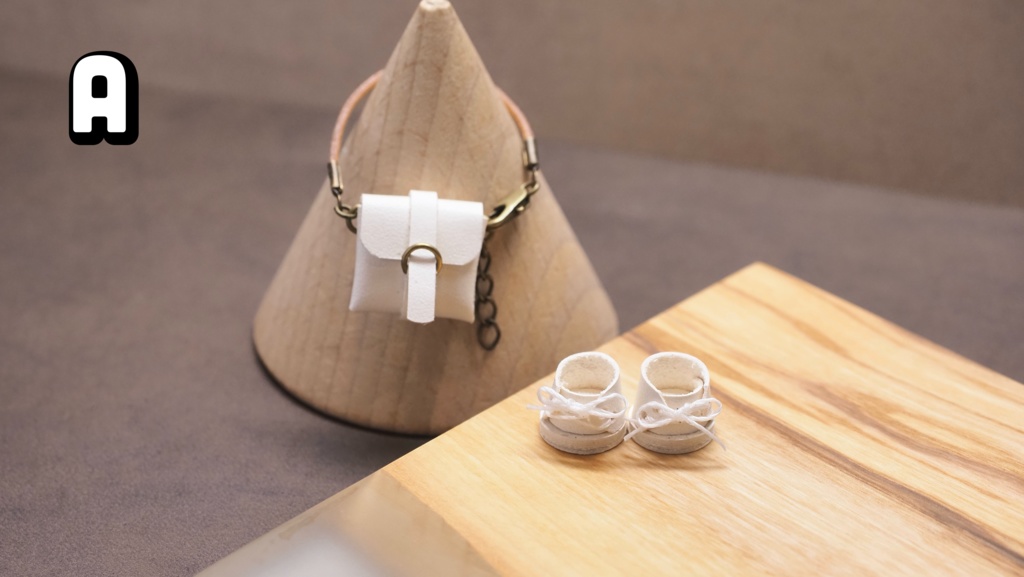 leather square bag & leather shoes set for UPASANs