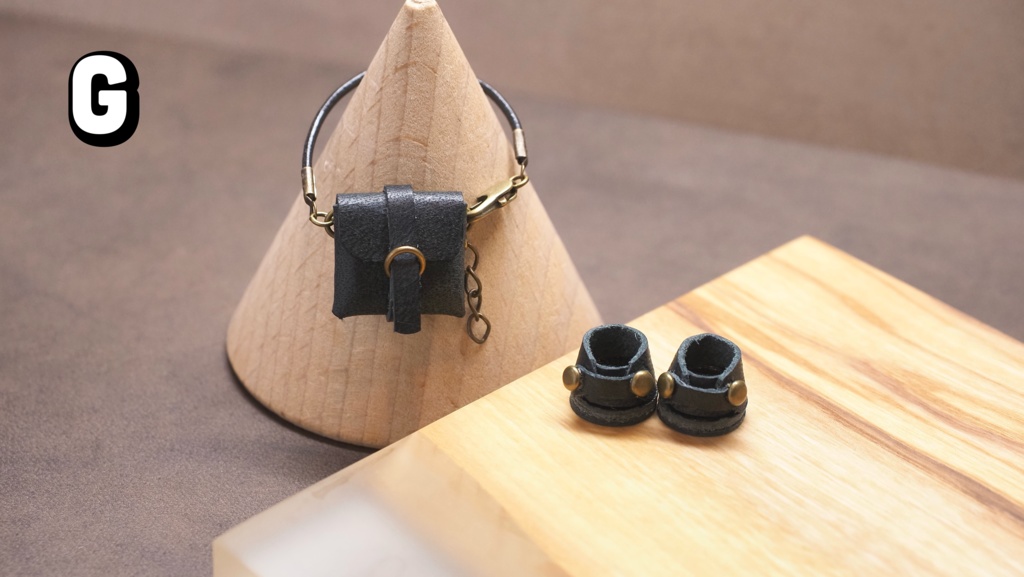 leather square bag & leather shoes set for UPASANs