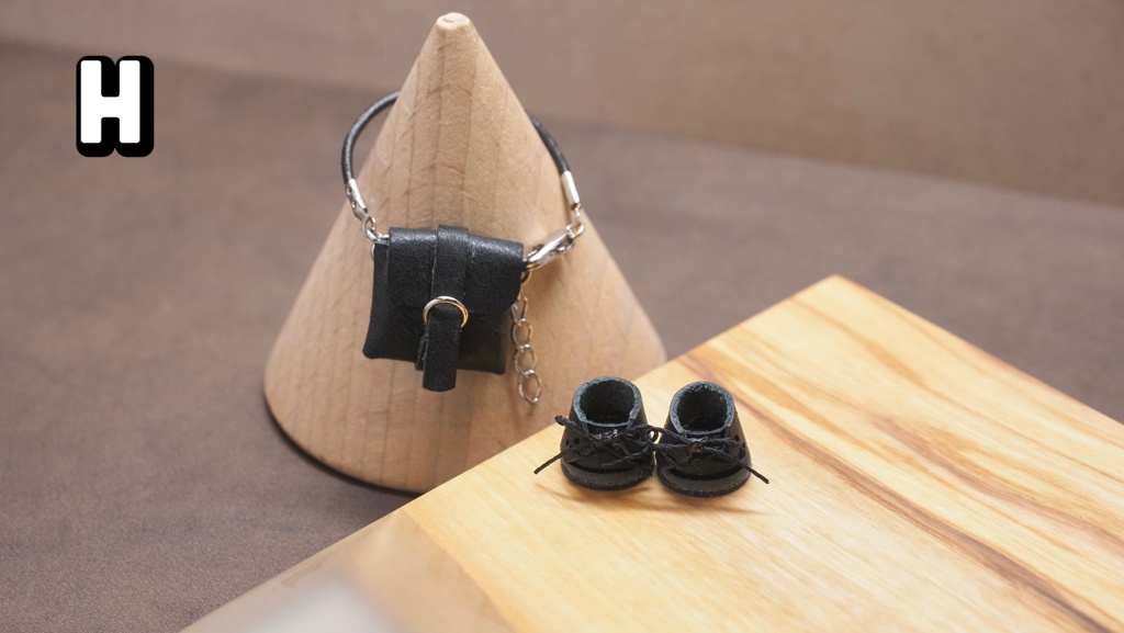 leather square bag & leather shoes set for UPASANs