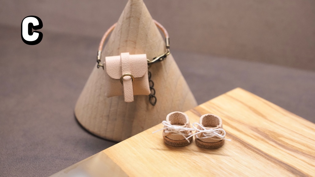 leather square bag & leather shoes set for UPASANs