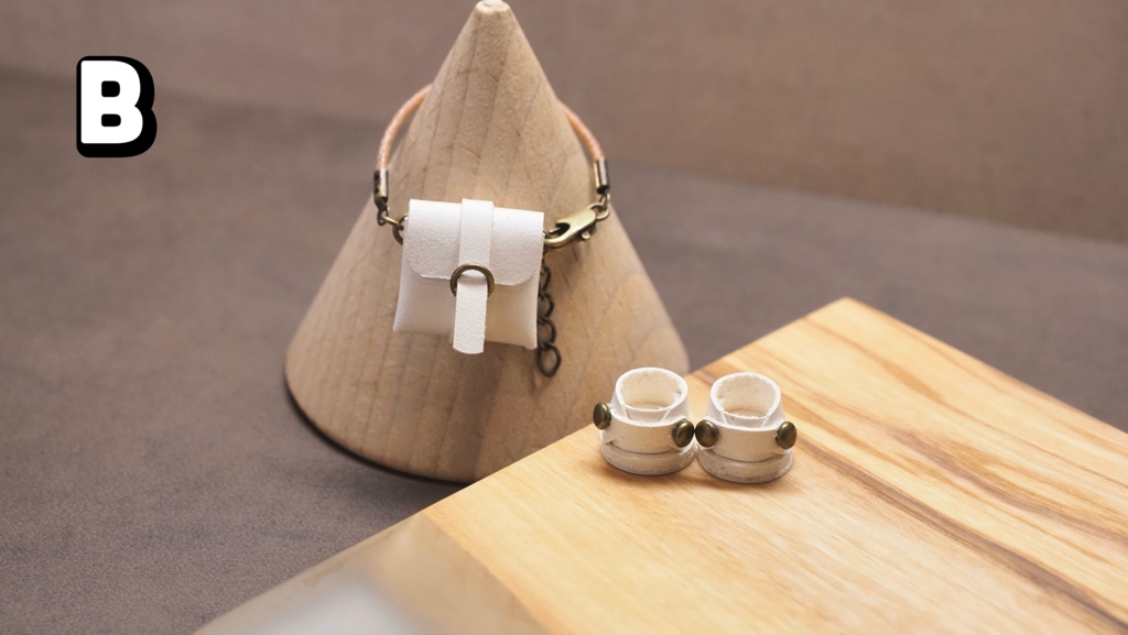 leather square bag & leather shoes set for UPASANs