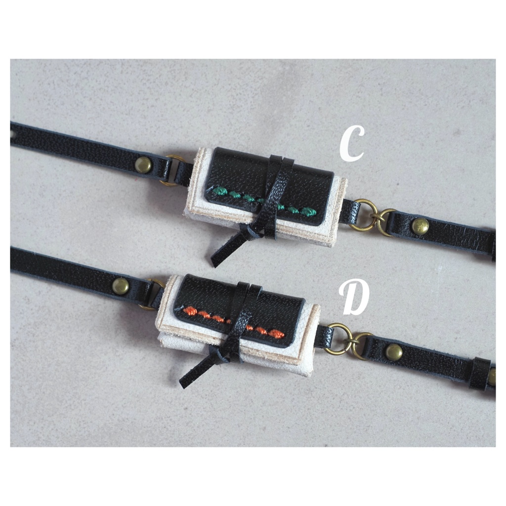 leather bodybag -stitch-