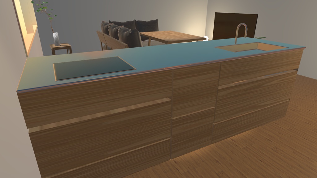 ナチュラルモダン家具6点セット