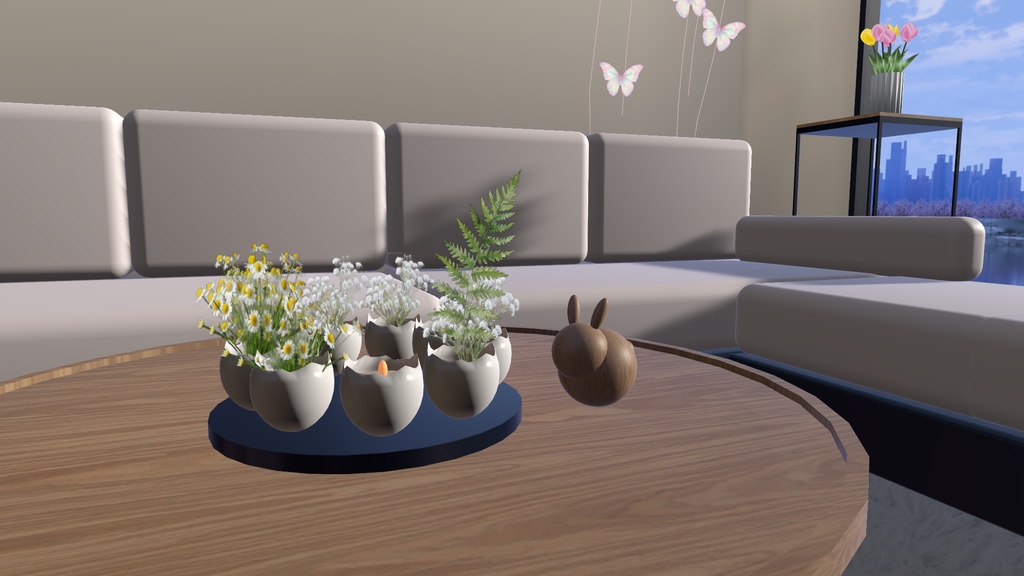 【VRChat向け】春を彩るデコレーションセット -Spring Decoration Set-