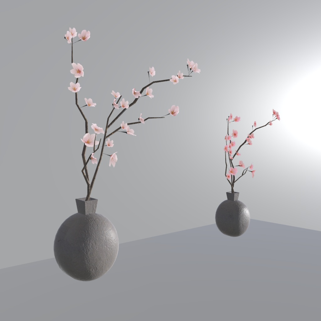 【VRChat想定】さくらの枝もの