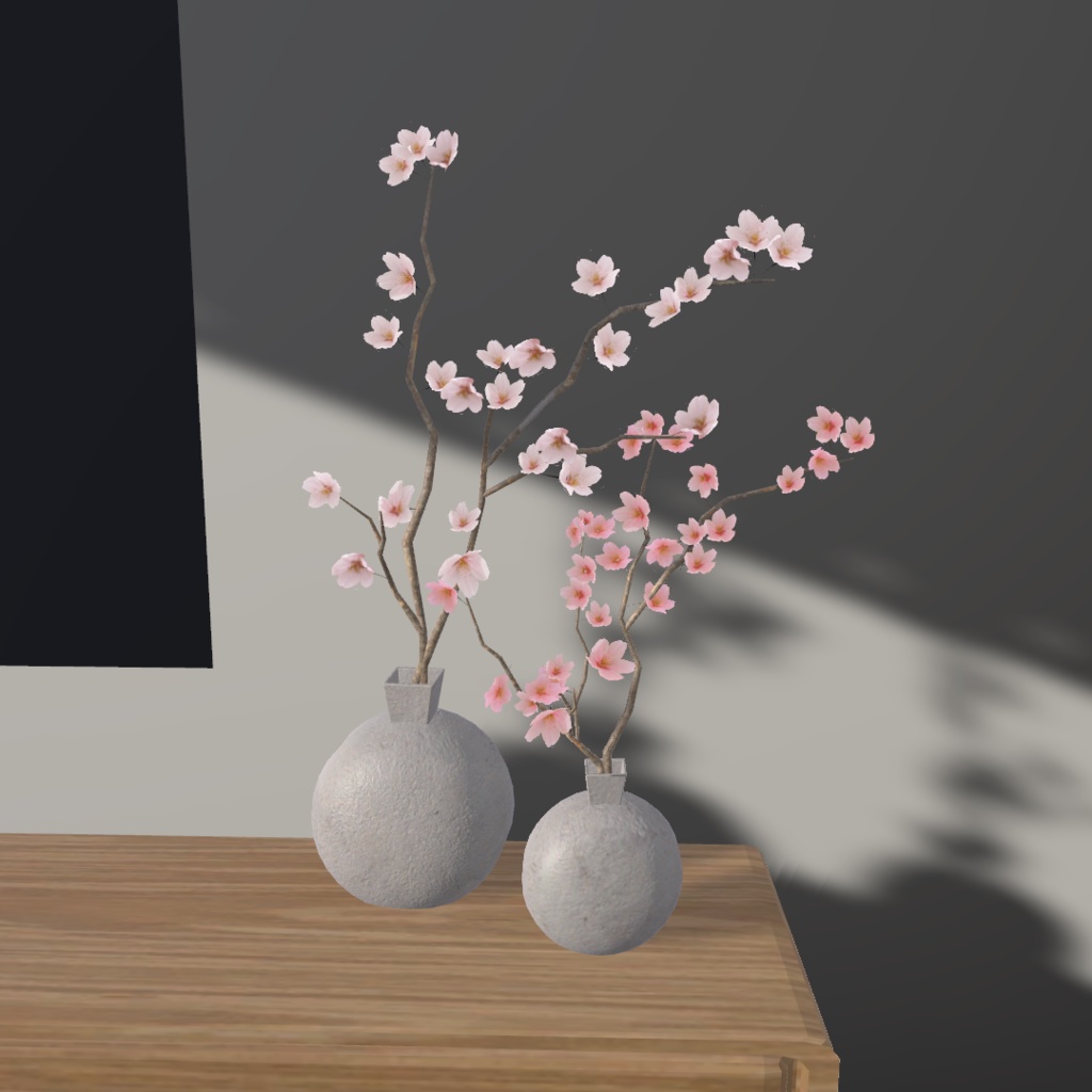【VRChat想定】さくらの枝もの