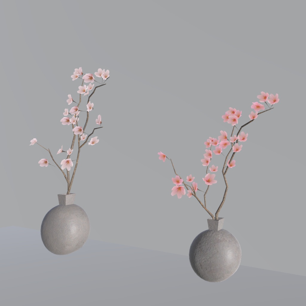 【VRChat想定】さくらの枝もの