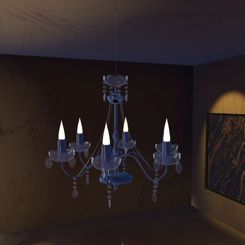 【VRChat想定】シャンデリア/Chandelier