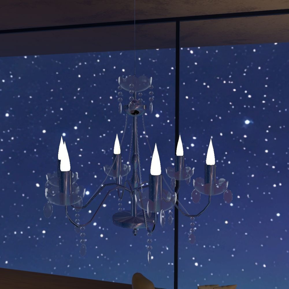 【VRChat想定】シャンデリア/Chandelier