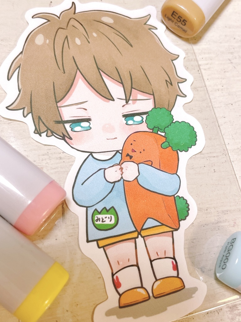 もじもじくんシール①