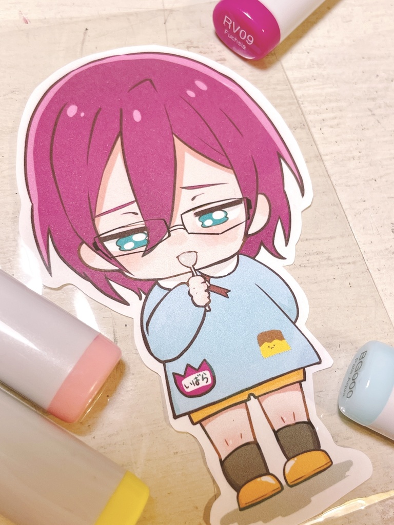 もじもじくんシール①