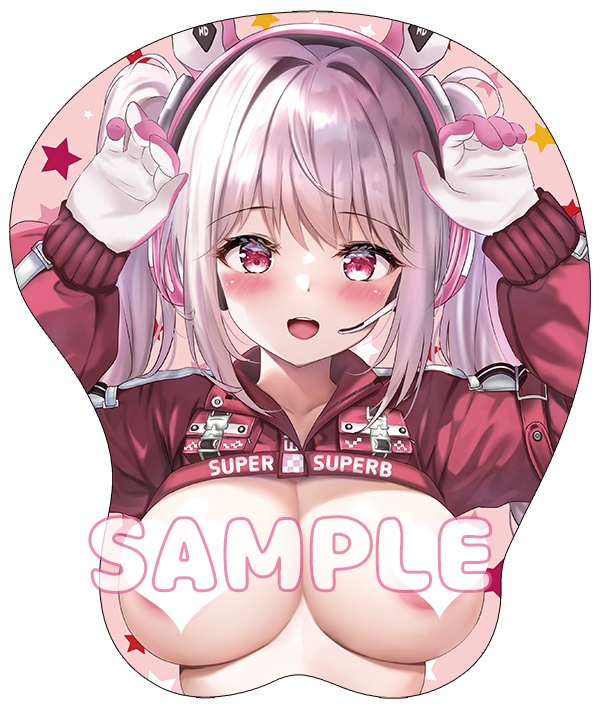 （新作）アリスちゃんおっぱいマウスパッド（乳首パーツ付き）