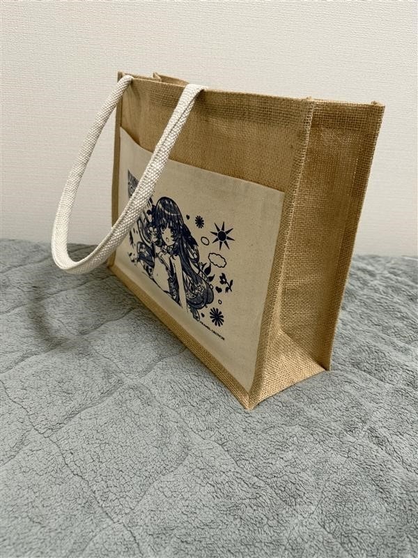 (C106)チノちゃんジュート&キャンバスポケットトート