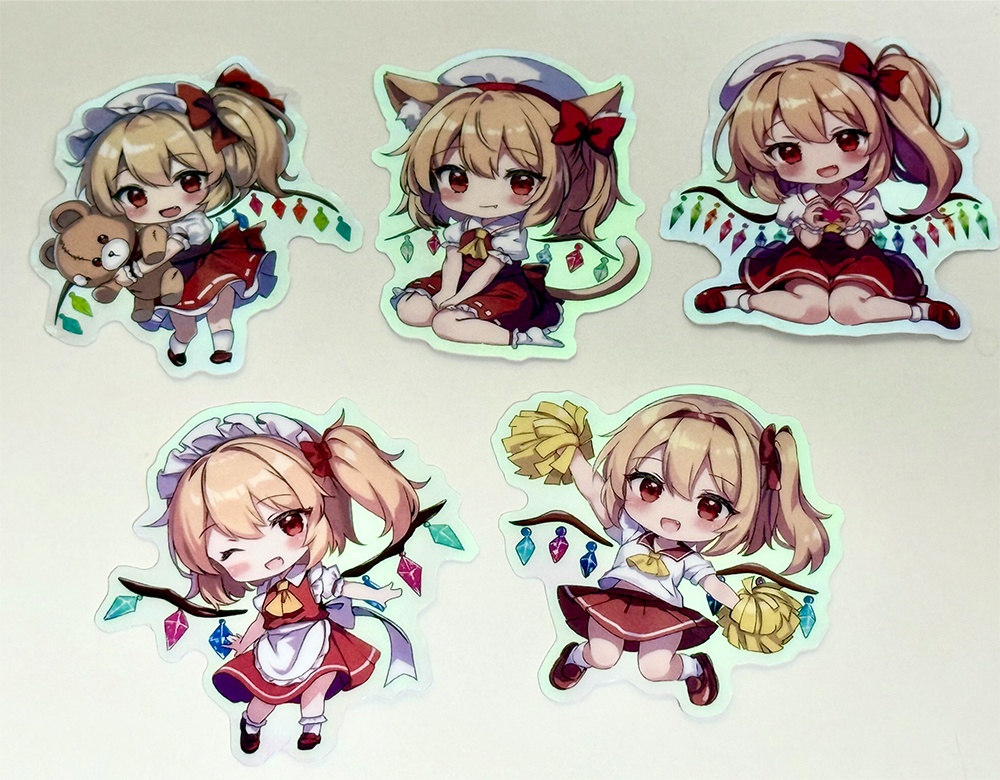 フランちゃんオーロラステッカーセット