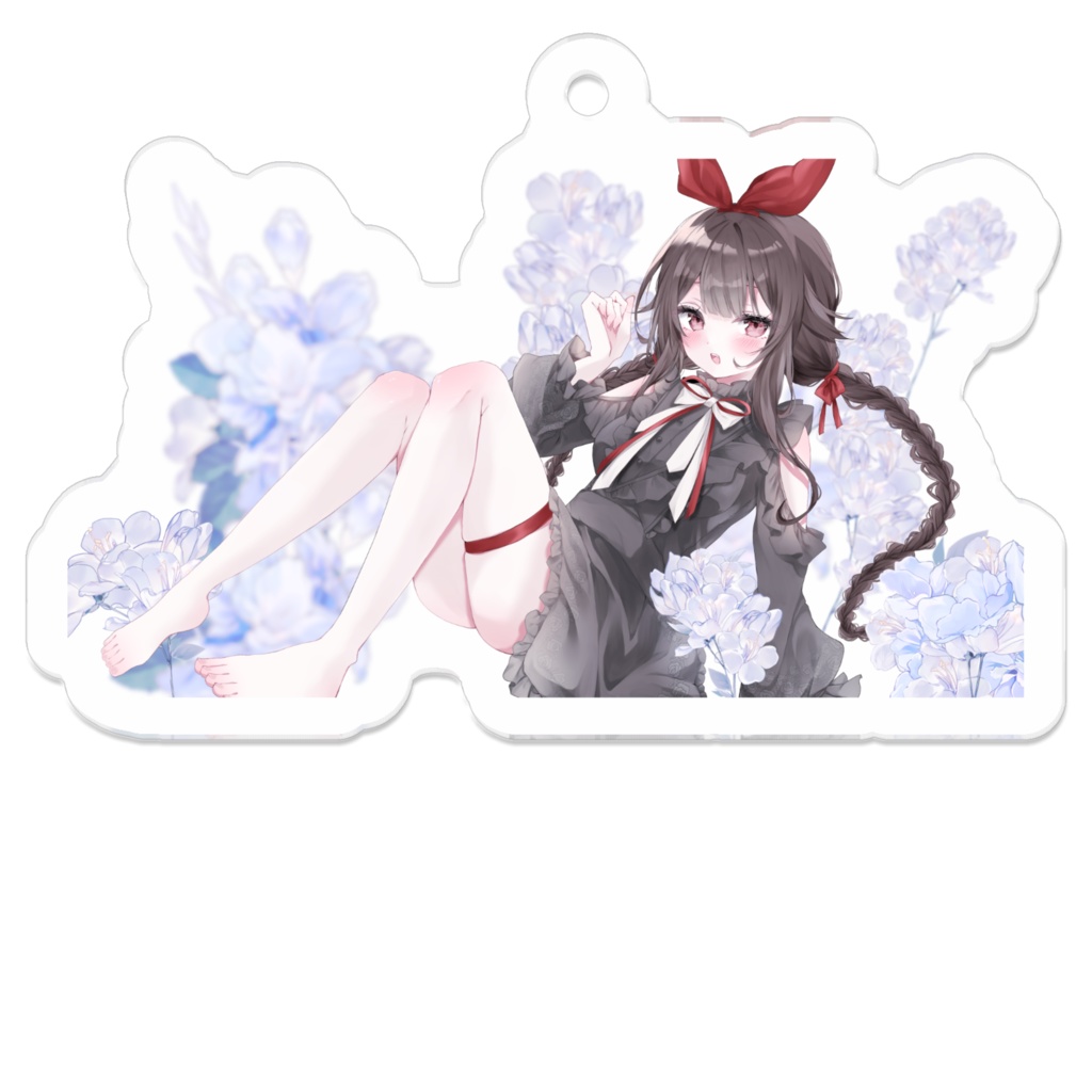 1周年記念イラスト アクリルキーホルダーver2-コーティング有