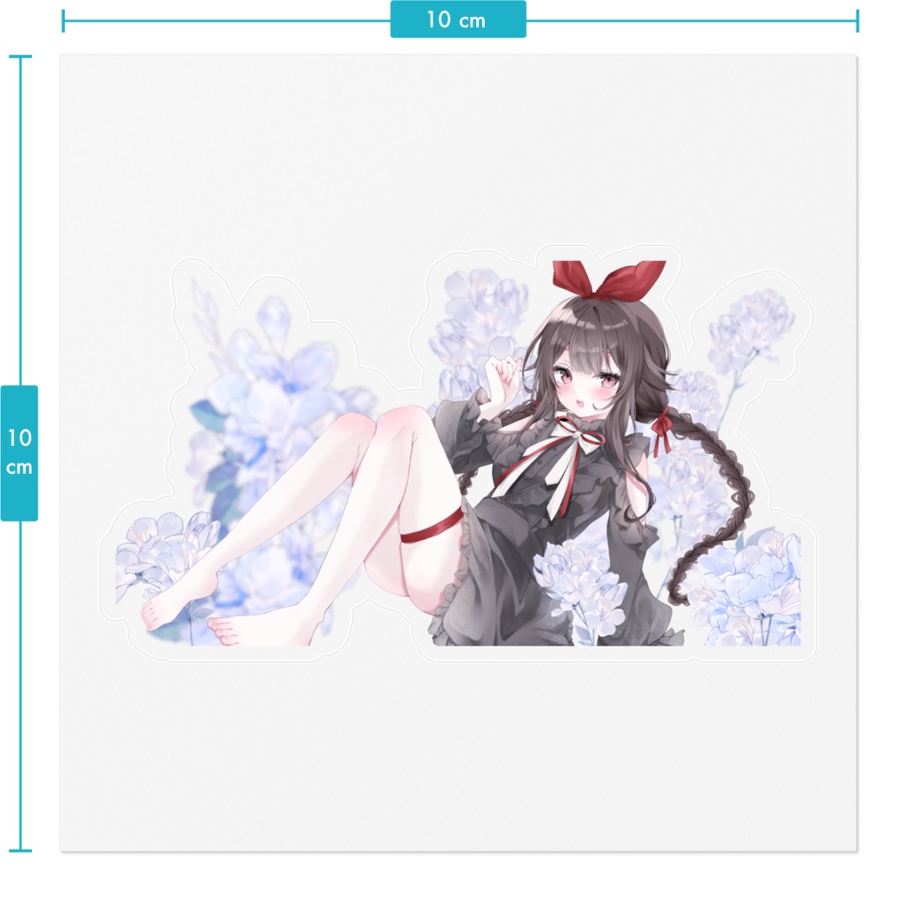 1周年記念イラストステッカー