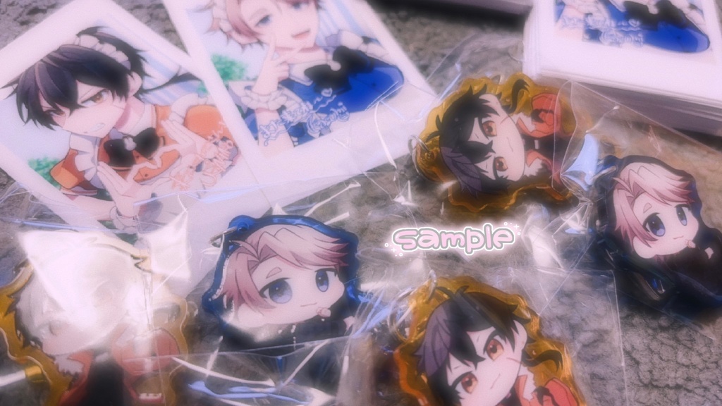 【かすりん】アクリルキーホルダー