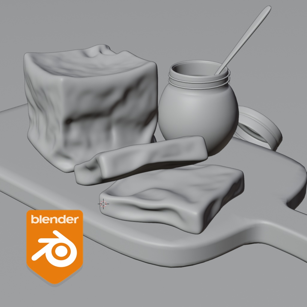 【無料】パンの3Dモデル